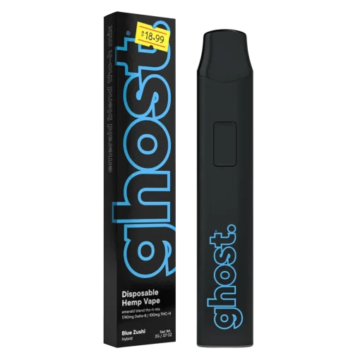 Ghost disposable: Blue Zushi Emerald Blend THC-H Vape 2g