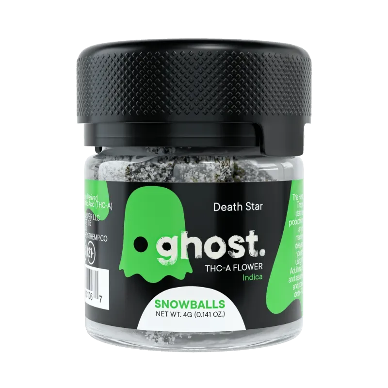 Ghost carts for sale: Death Star Snowballs THC-A Flower 4g