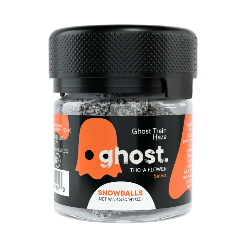 Ghost carts store: Ghost Train Haze Snowballs THC-A Flower 4g