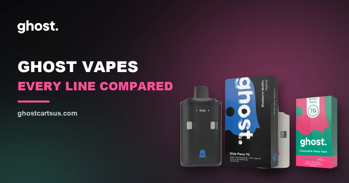 Ghost vapes: every line compared | Ghost carts blog