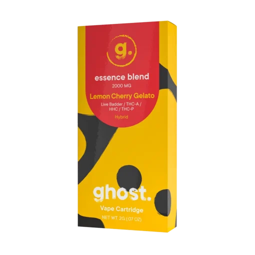 Ghost vape pen: Lemon Cherry Gelato Essence Blend Cartridge 2g