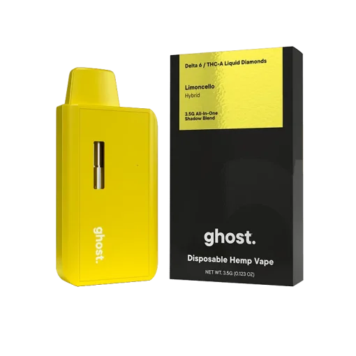 Ghost THC vape: Limoncello Shadow Blend Vape 3.5g