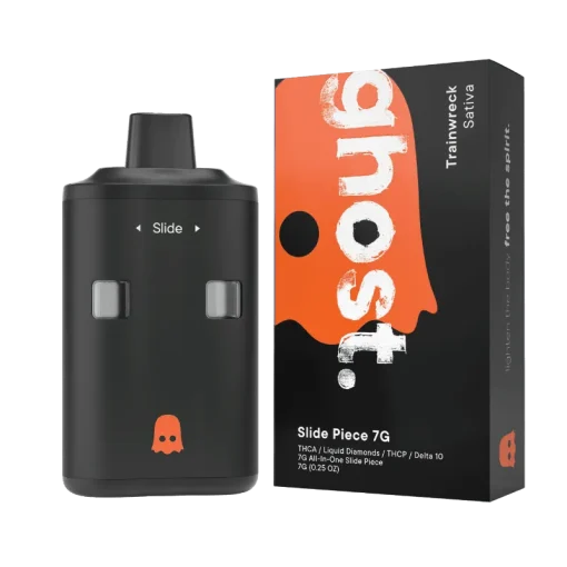 Ghost disposable: Trainwreck Slide Piece Vape 7g